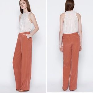 NWOT Joie Zinga Silk Wide Leg Pants  Small